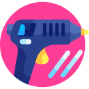 pistola de pegamento icon