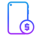 dinero digital icon