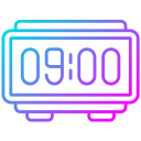 reloj digital icon