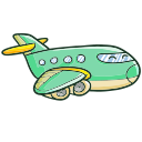 avión volando icon