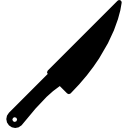 grand couteau Icône