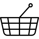 cestino del supermercato icona