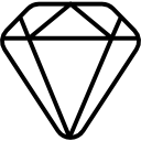 grande diamante icona