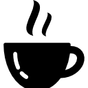 tasse de café chaud Icône