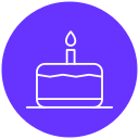 pastel de cumpleaños icon