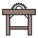 sierra de mesa icon