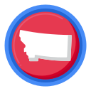 mapa de estados unidos icon