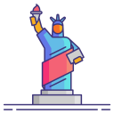 estatua de la libertad icon