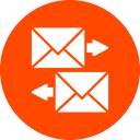 intercambiar correos icon