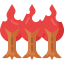 incendio forestal icon