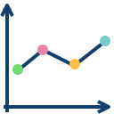 gráfico de linea icon