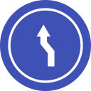 flecha en zig-zag icon