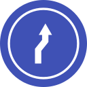 flecha en zig-zag icon