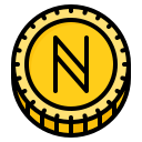 moneda de nombre icon