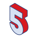 número 5 icon