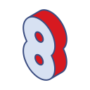 numero 8 icon