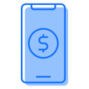 dinero digital icon