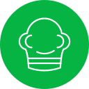 sombrero de cocinero icon