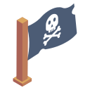 bandera pirata icon