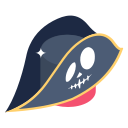 sombrero pirata icon