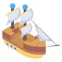 barco pirata icon