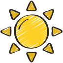 brillo solar icon