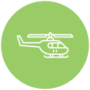 helicóptero del ejército icon