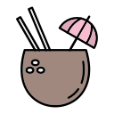 bebida de coco icon