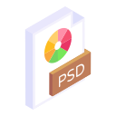 formato psd icon