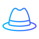 sombrero de fieltro icon