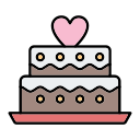 pastel de boda icon