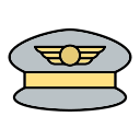 sombrero de piloto 