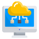 servicio de almacenamiento en la nube icon