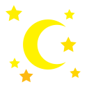 luna y estrellas icon