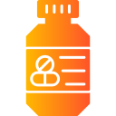 frasco de pastillas icon