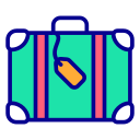 bolsa de viaje icon