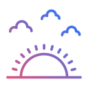 puesta de sol icon