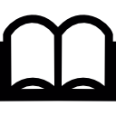 open boekpictogram icoon
