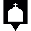 placa da igreja Ícone