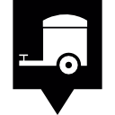 standort des wohnwagens icon