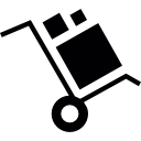 winkelwagen goederen icoon