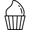 grote cupcake icoon
