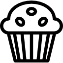 muffin de pasas icon