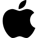 gros logo apple Icône