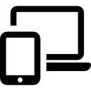 tablette et ordinateur portable Icône