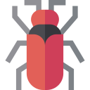 Fire colored beetle - Free animals icons