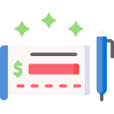 cheque bancario icon