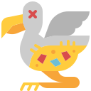 pájaro muerto icon