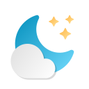 noche nublada icon