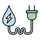 energía del agua icon